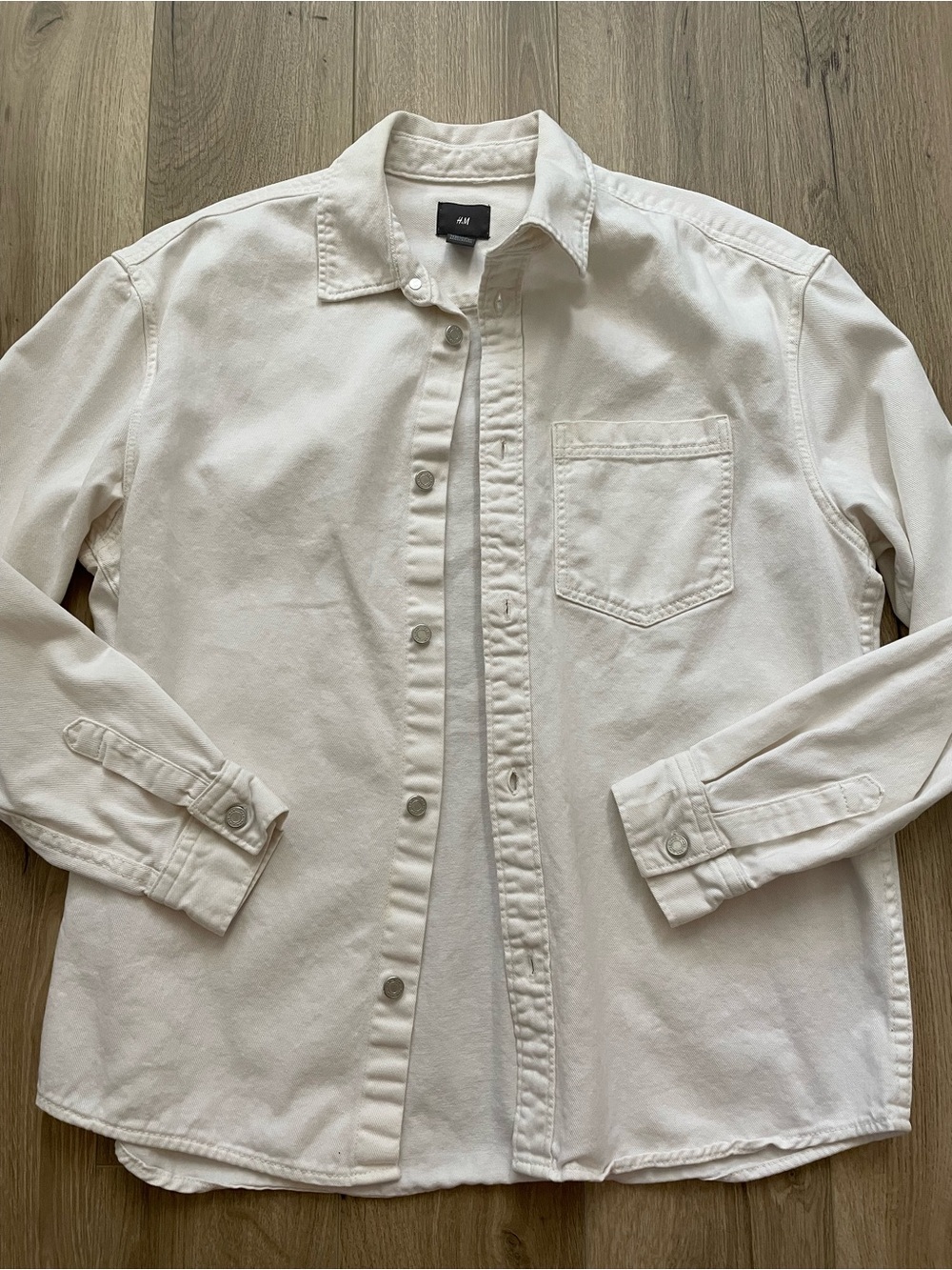 H&M denim shirt jacket shacket western men’s L